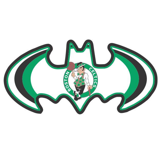 Boston Celtics Batman Logo DIY iron on transfer (heat transfer) Boston Celtics Batman Logo DIY iron on transfer (heat transfer)